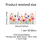 💎 SCONTO DEL 50%! 💎 ULTIMO GIORNO DI SALDI – Adesivo per finestra con bouquet floreale colorato – Rimovibile, biadesivo e tagliabile su misura 🌸
