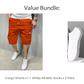 50% DI SCONTO! 🔥👖 Bermuda Cargo Uomo Casual – Tasche Multiple, Cordoncino Regolabile & Tessuto Traspirante 🌬️✨