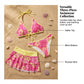 Set Bikini a 3 Pezzi con Stampa Floreale e Gonna a Volant