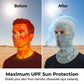 Passamontagna traspirante con protezione UV per ciclismo