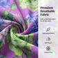 ⏳Offerta a tempo limitato⏰ Abito a trapezio con scollo a V e stampa floreale – Vita arricciata, orlo a balze, perfetto per l'estate 🌸