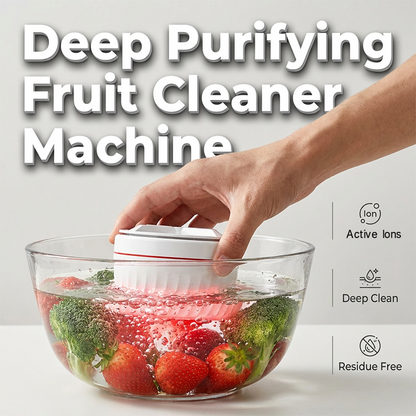 ⏰🔥 OFFERTA LAMPO 2026 – SCONTO DEL 50%! 🥗 Dispositivo portatile per la pulizia di frutta e verdura – Oltre 50.000 unità vendute! Sicuro, veloce e facile da usare 💞✨