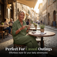 Set due pezzi da donna in cotone e lino