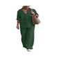 Set due pezzi da donna in cotone e lino