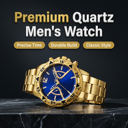🔥Offerta limitata: orologio da uomo classico al quarzo con cassa in metallo