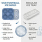 🔥 Stampo in silicone per cubetti di ghiaccio a forma di pallone da calcio – cubetti perfetti per i drink estivi 🧊⚽✨