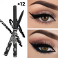 Confezione da 12 matite eyeliner retrattili impermeabili