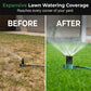 Irrigatore da giardino di precisione con copertura a 360°
