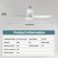 🔥SALDI ESTIVI 49% DI SCONTO🔥 VENTILATORE DA SOFFITTO PORTATILE 2 IN 1 CON LUCE E TELECOMANDO