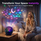 Lampada da notte con proiettore LED USB Galaxy