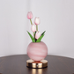 Elegante lampada da notte a forma di mazzo di tulipani
