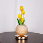 Elegante lampada da notte a forma di mazzo di tulipani