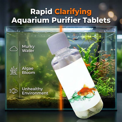 Pastiglie purificanti per l'acqua dell'acquario Crystal Clear