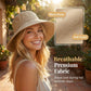 👒💕 Cappello da donna con fiocco e tesa larga per proteggersi dal sole ☀️🛡️