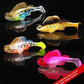 Set di 5 esche morbide con coda a T con confezione