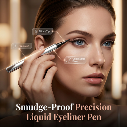 👁️Eyeliner a lunga tenuta: leggero, waterproof, vegano, cruelty-free, applicazione fluida per 24 ore, texture ultra-cremosa e setosa.✨