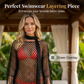 Copricostume Estivo all'Uncinetto Metallizzato – Leggero, Fluido e Elegante Senza Sforzo outfit estivo