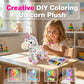 Kit fai da te per colorare un unicorno di peluche