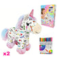 Kit fai da te per colorare un unicorno di peluche