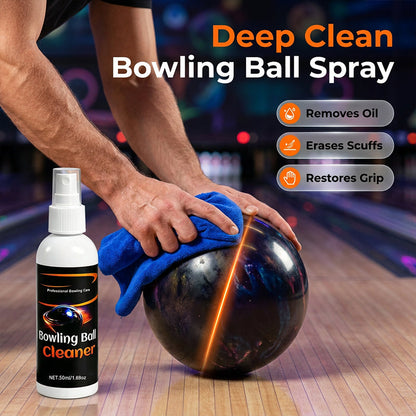 Spray detergente portatile per palle da bowling