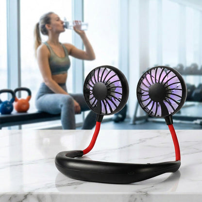 Ventilatore portatile da collo a mani libere