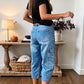 📢Sconto del 50%⏰Pantaloni casual da donna in denim elasticizzato a vita bassa
