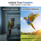 🦜 Imbracatura da volo per pappagalli con guinzaglio – esplora il cielo in tutta sicurezza! 🌤️🪁✨