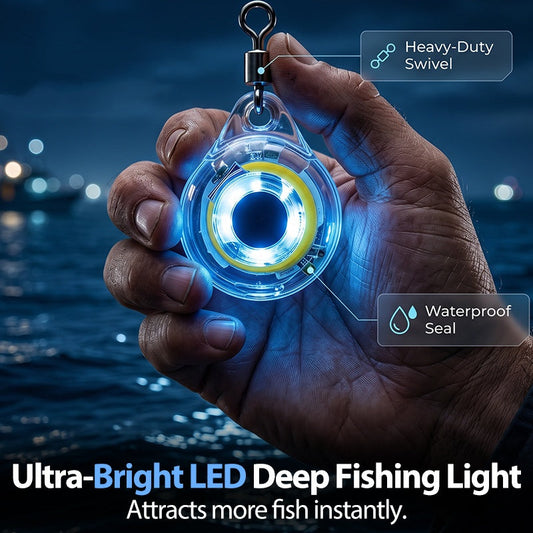 Mini luce subacquea a LED per la pesca