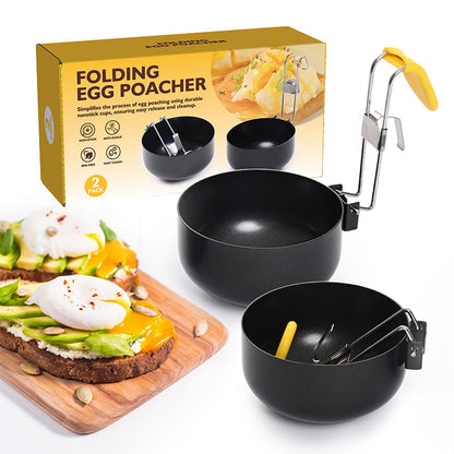🍳 Stampo pieghevole antiaderente per uova in camicia – uova perfette ogni volta! ✨🥚