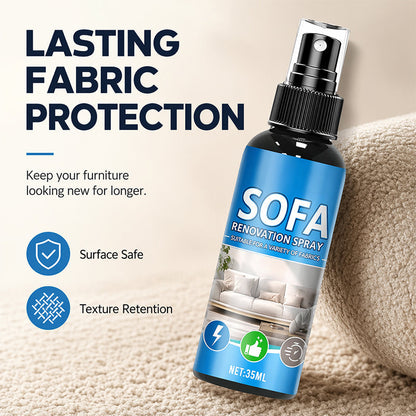 🛋️✨Spray detergente per tessuti senza risciacquo – Basta spruzzare e pulire: niente acqua, niente risciacquo. Perfetto per divani, tappeti e tappezzeria: freschezza in pochi minuti! 🧼💨