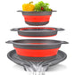 🔥 OFFERTA LIMITATA: -50%! 🥗 Colino pieghevole multifunzione – Scolapasta con base di scarico, compatto e pratico per la cucina ✨