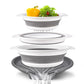 🔥 OFFERTA LIMITATA: -50%! 🥗 Colino pieghevole multifunzione – Scolapasta con base di scarico, compatto e pratico per la cucina ✨