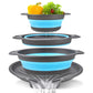 🔥 OFFERTA LIMITATA: -50%! 🥗 Colino pieghevole multifunzione – Scolapasta con base di scarico, compatto e pratico per la cucina ✨